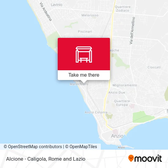 Alcione - Caligola map