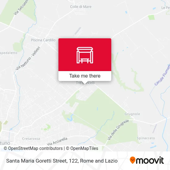 Santa Maria Goretti Street, 122 map