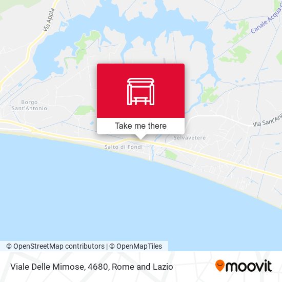 Viale Delle Mimose, 4680 map