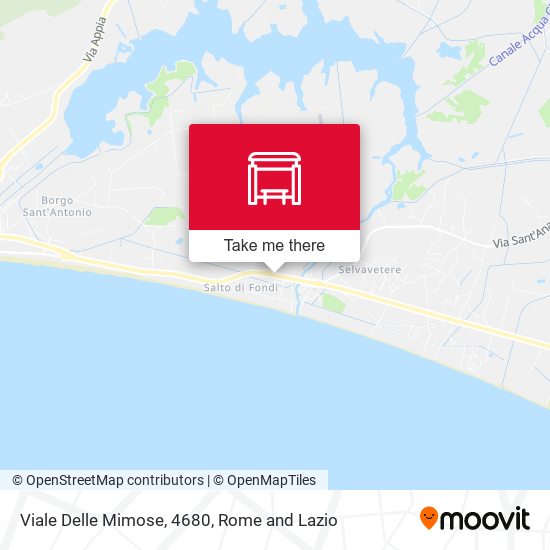 Viale Delle Mimose, 4680 map