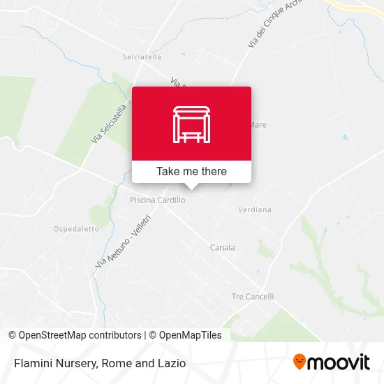 Flamini Nursery map