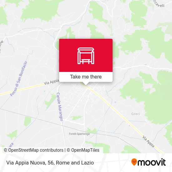 Via Appia Nuova, 56 map