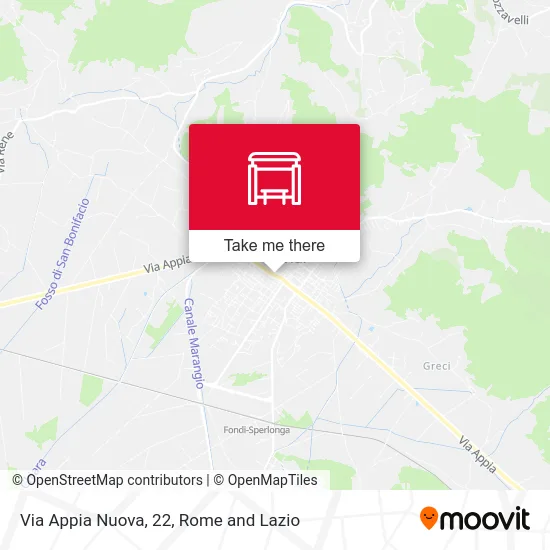 Via Appia Nuova, 22 map