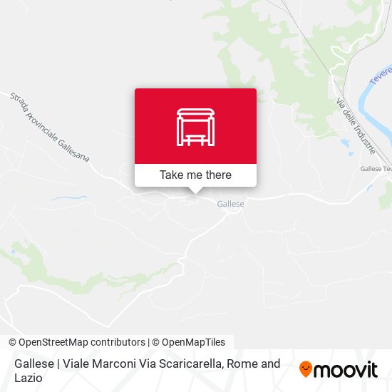 Gallese | Viale Marconi Via Scaricarella map