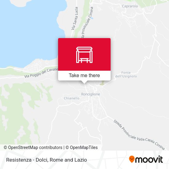 Resistenza - Dolci map