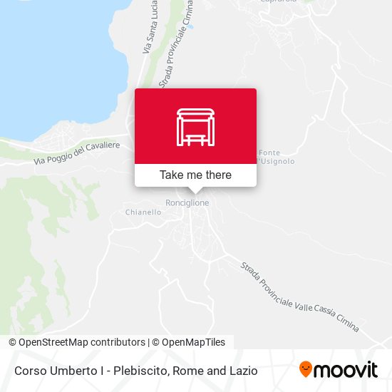Corso Umberto I - Plebiscito map