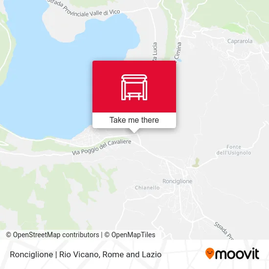 Ronciglione | Rio Vicano map