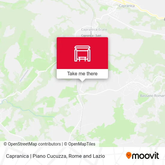 Capranica | Piano Cucuzza map