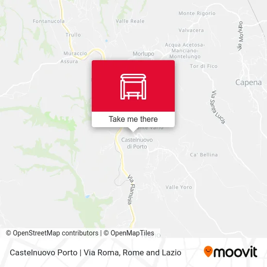 Castelnuovo Porto | Roma Street map