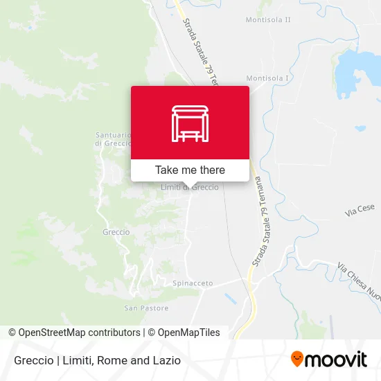 Greccio | Limiti map