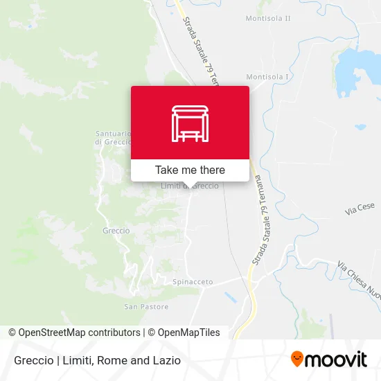 Greccio | Limiti map