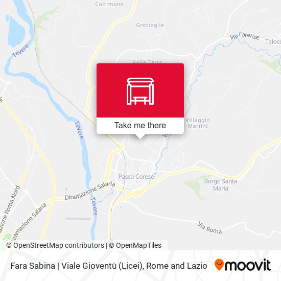Fara Sabina | Viale Gioventù (Licei) map