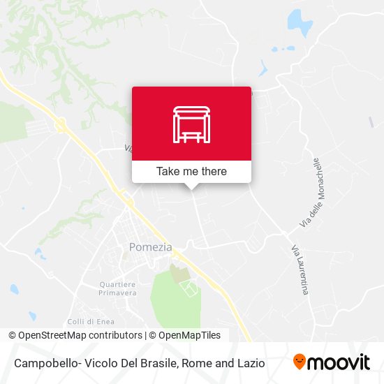 Campobello- Vicolo Del Brasile map