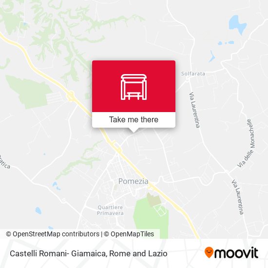 Castelli Romani- Giamaica map
