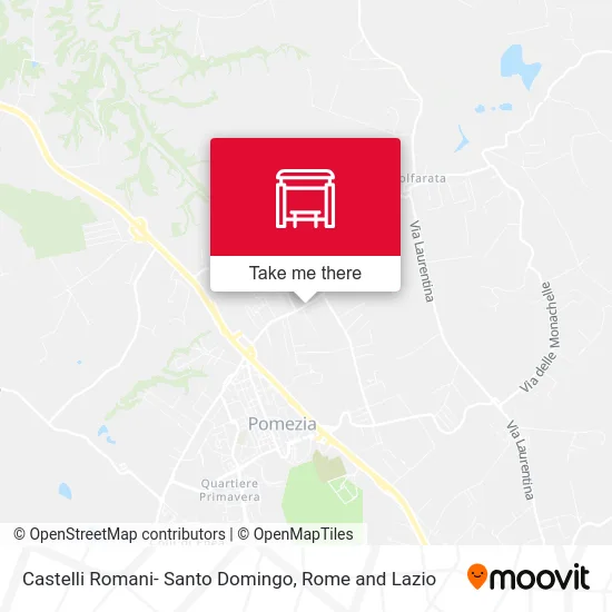 Castelli Romani- Santo Domingo map
