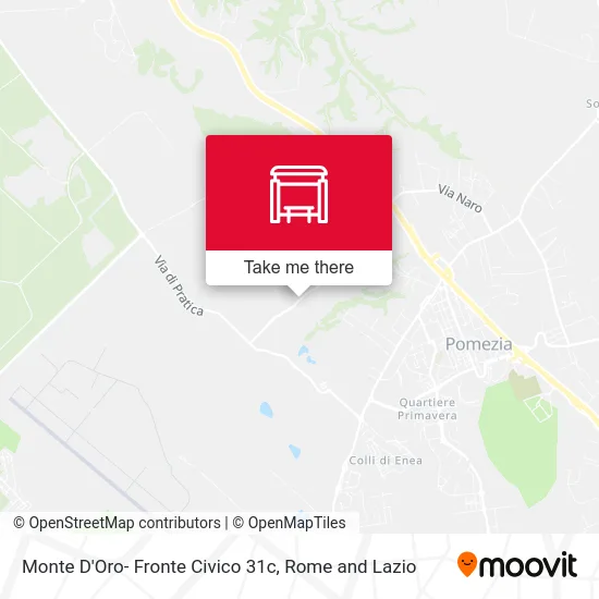 Monte D'Oro - Opposite #31c map