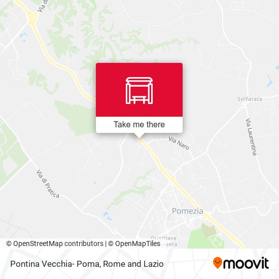 Pontina Vecchia- Poma map