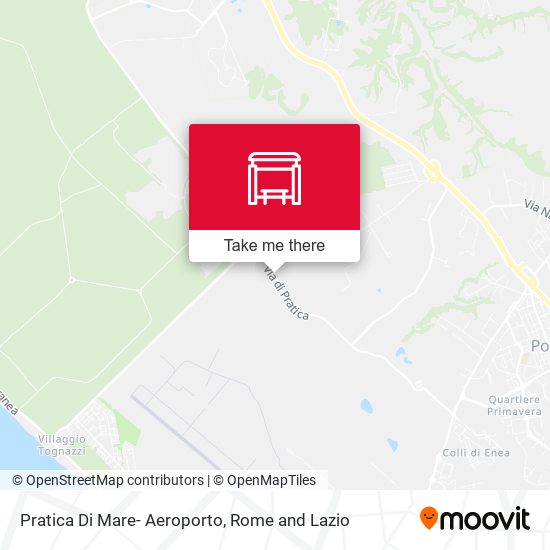Pratica Di Mare- Aeroporto map