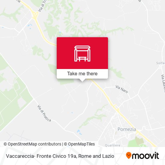 Vaccareccia- Fronte Civico 19a map