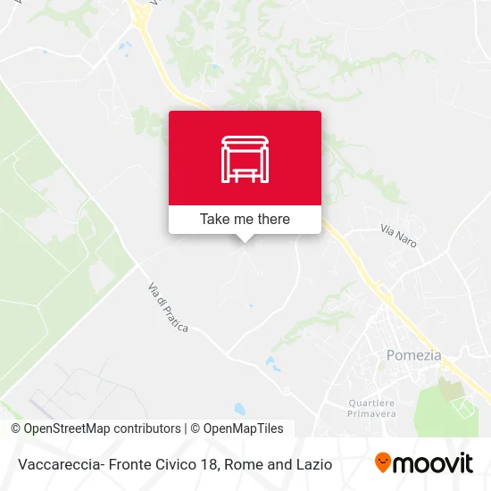 Vaccareccia- Fronte Civico 18 map