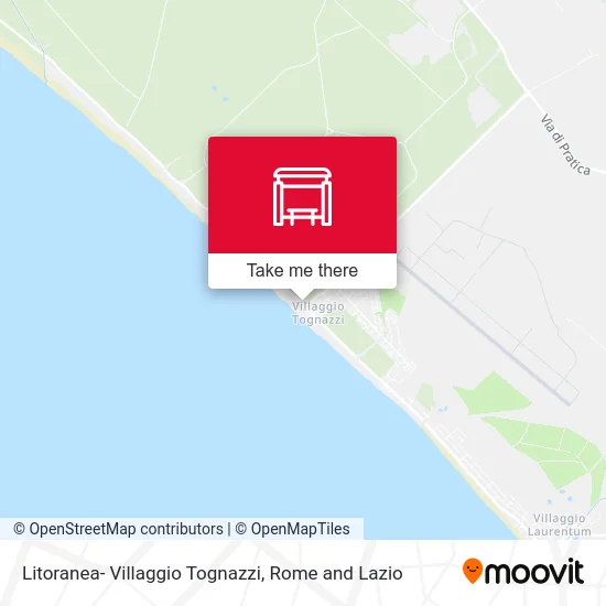 Litoranea- Villaggio Tognazzi map
