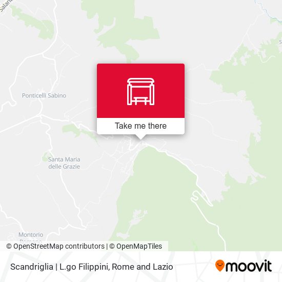 Scandriglia | L.go Filippini map