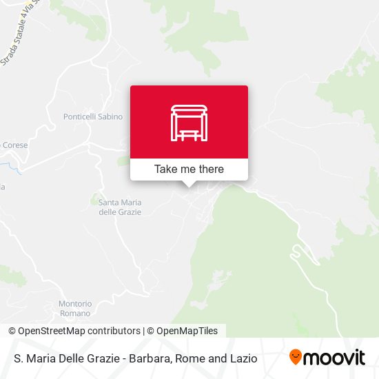 S. Maria Delle Grazie - Barbara map