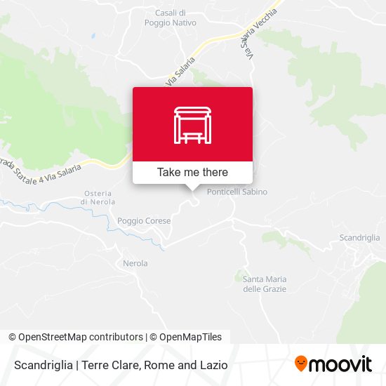 Scandriglia | Terre Clare map