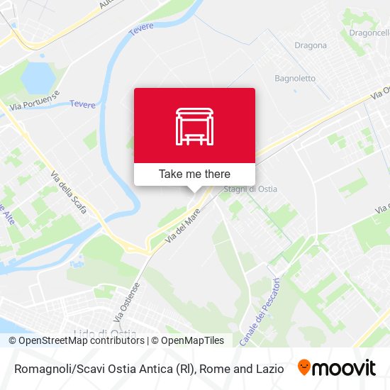 Romagnoli / Scavi Ostia Antica (Rl) map