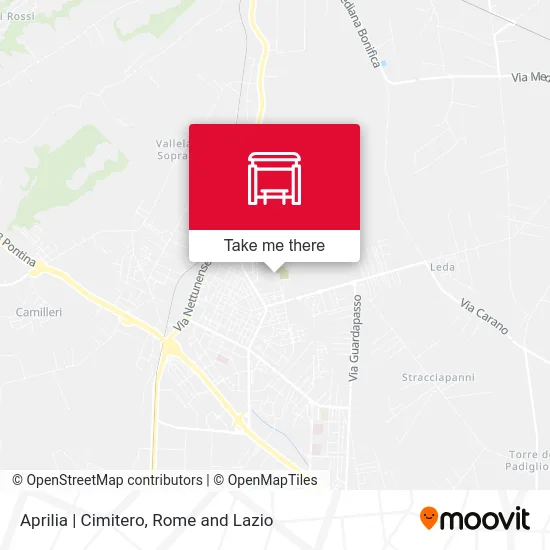 Aprilia | Cimitero map