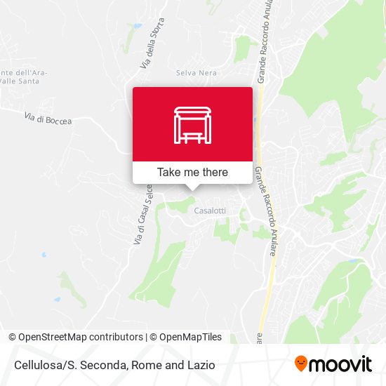 Cellulosa/S. Seconda map