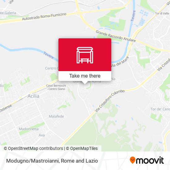 Modugno/Mastroianni map