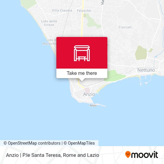 Anzio | P.le Santa Teresa map