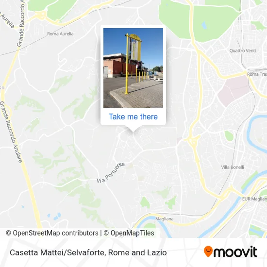 Casetta Mattei/Selvaforte map