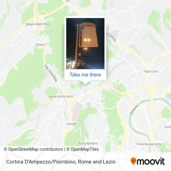 Cortina D'Ampezzo/Piombino map