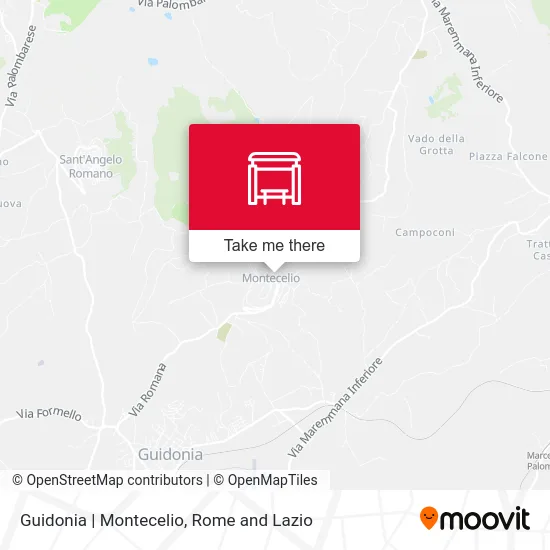 Guidonia | Montecelio map