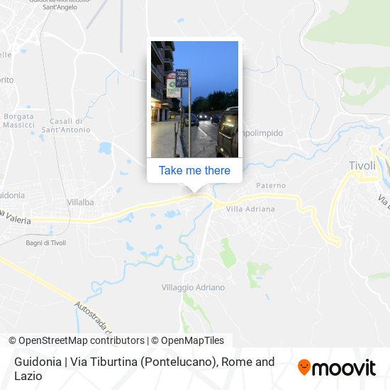 Guidonia | Via Tiburtina (Pontelucano) map