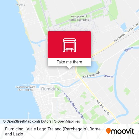 Fiumicino | Viale Lago Traiano (Parcheggio) map