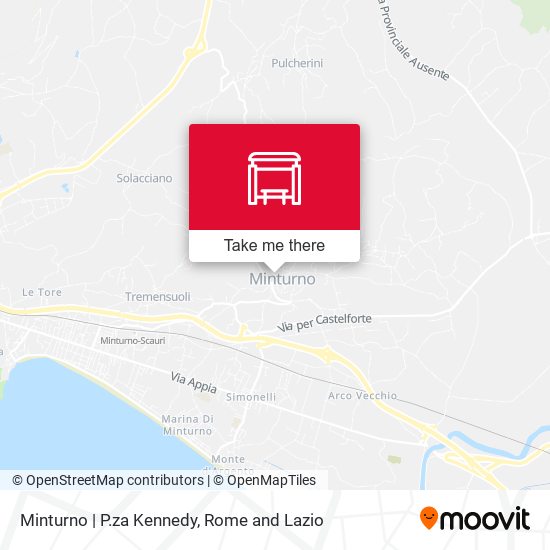 Minturno | P.za Kennedy map