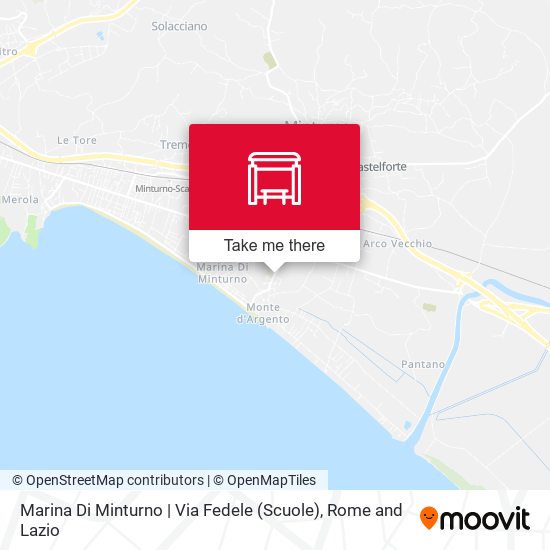 Marina Di Minturno | Via Fedele (Scuole) map