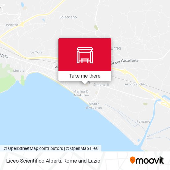 Liceo Scientifico Alberti map