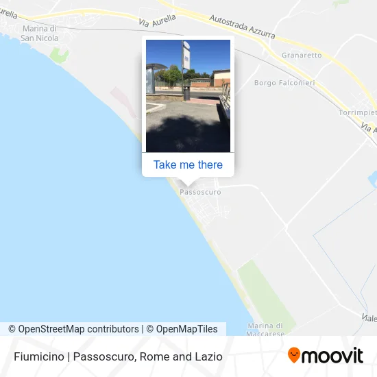 Fiumicino | Passoscuro map