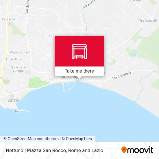 Nettuno | San Rocco Square map