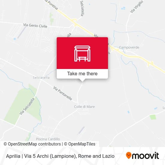 Aprilia | 5 Arches Road (Lamppost) map