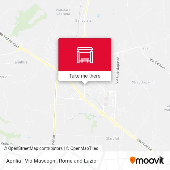 Aprilia | Via Mascagni map
