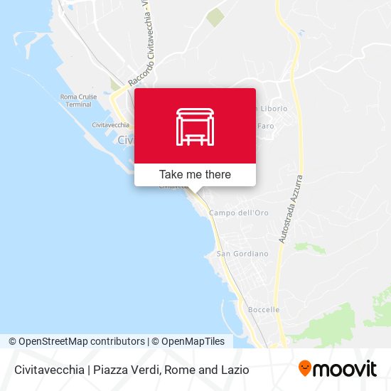 Civitavecchia | Piazza Verdi map