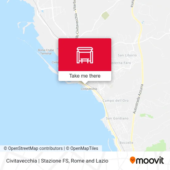Civitavecchia | Railway Station map