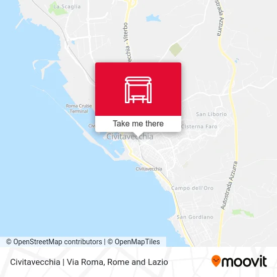 Civitavecchia | Via Roma map