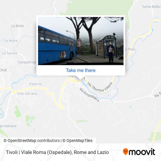 Tivoli | Viale Roma (Ospedale) map