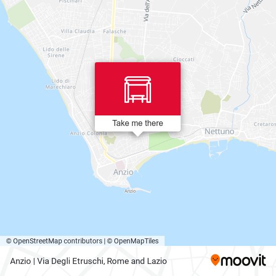 Anzio | Via Degli Etruschi map